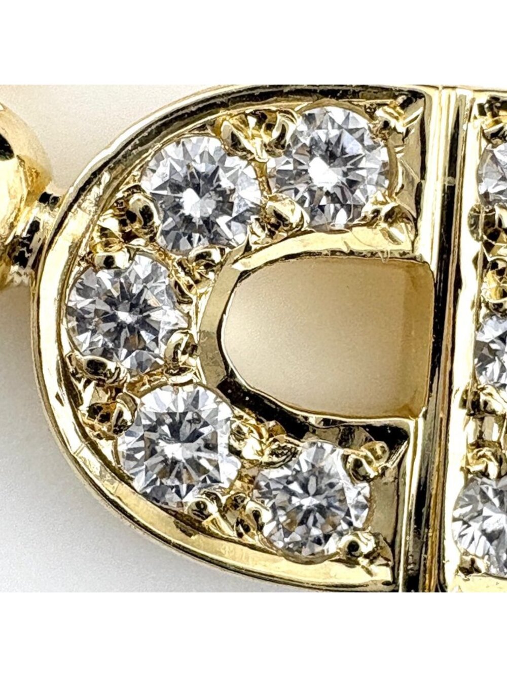 Dior Mere Diamond Necklace YG Yellow Gold Pendant - Picture 2 of 6